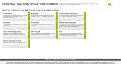 Desktop Screenshot of federal-tax-identification.com